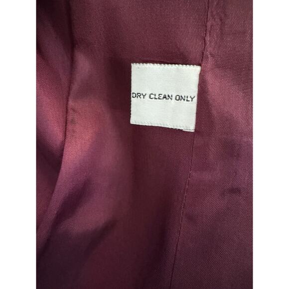 John Meyer Vintage Womens Purple Tweed Wool Blend Blazer Suit Jacket, Size 10 - Picture 8 of 8